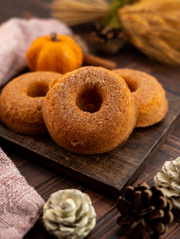 Pumpkin Donuts | The Vegan Knife