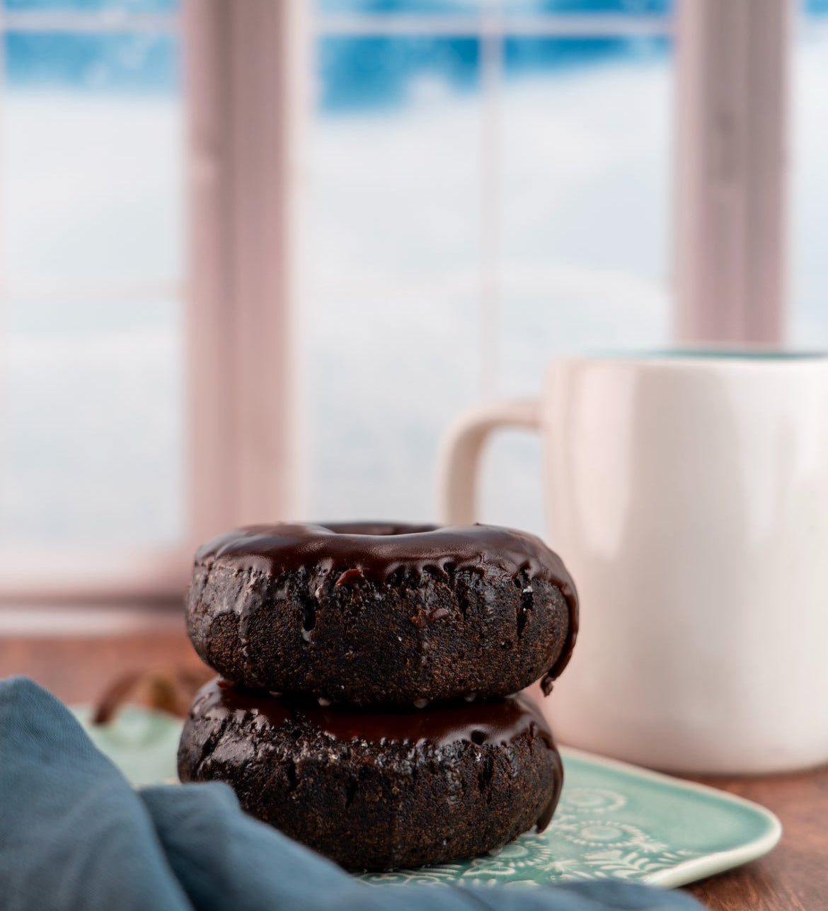 The Vegan Knife Gluten Free & Vegan Chocolate Doughnut Mix - Four 10 lb. Service Sized Bags (40 #) - The Vegan Knife