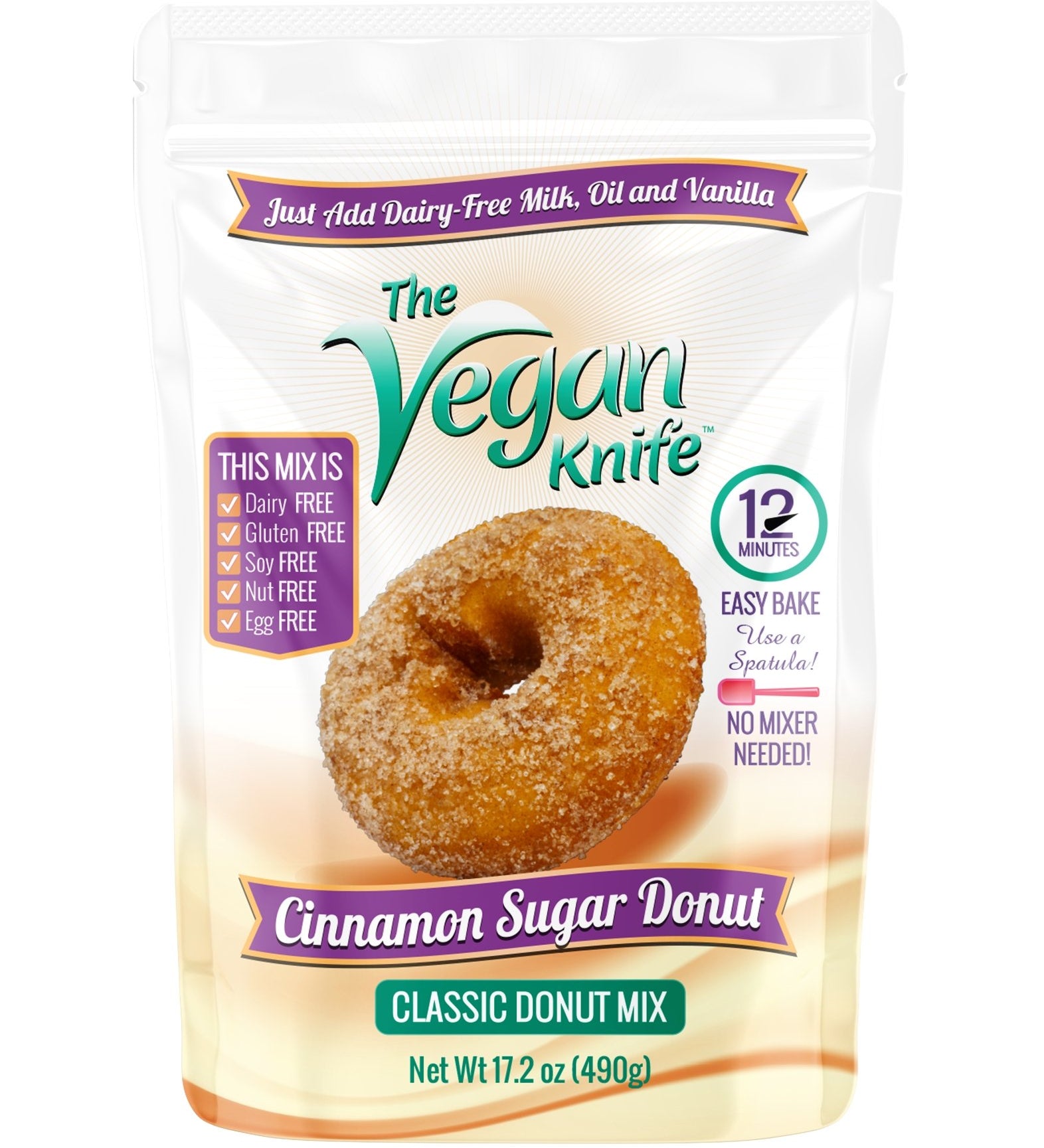 The Vegan Knife Gluten Free & Vegan Donut Baking Mix - The Vegan Knife