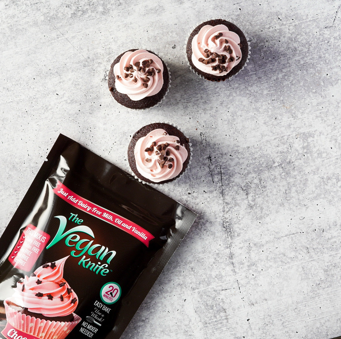 The Vegan Knife Gluten Free & Vegan Chocolate Cake Mix