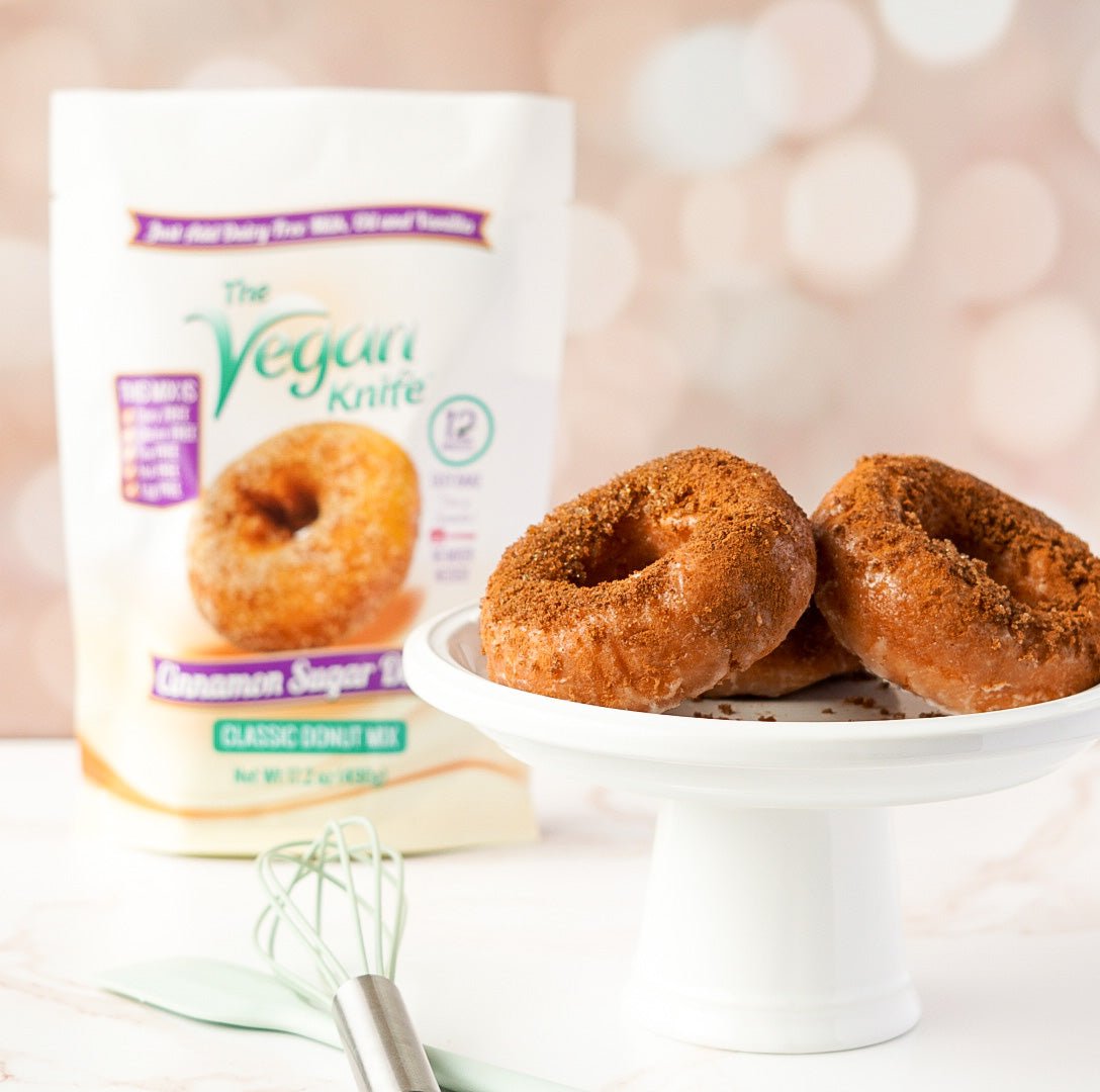 The Vegan Knife Gluten Free & Vegan Donut Baking Mix - 4pk. - The Vegan Knife
